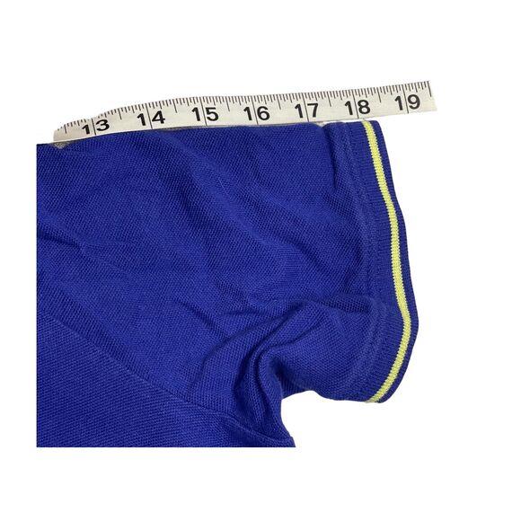 St. John's Bay Legacy Polo Shirt Medium Blue 100% Cotton Short Sleeve Classic - Picture 7 of 7